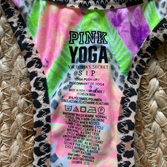 👙 Tropical Victoria’s Secret Pink Yoga Push-up - Picture 5 of 5